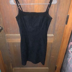 Vintage snake skin mini dress